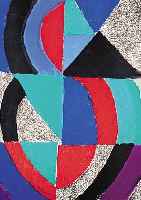 DELAUNAY, SONIA, FARBLITHOGRAPHIE, MOURLOT PARIS, ED. LA HUMIERE, HANDSIGN., CA. 56X39 CM