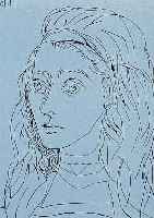 PICASSO, PABLO, ZWEI LINOLSCHNITTE AUS: PABLO PICASSO LINOGRAVURES, ED. CERCLE D'ART PARIS 1962, JE CA. 27 X 22 CM