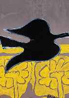 Braque, Georges, Farblithographie, im Stein signiert, ca. 42 x 32 cm