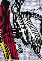 LICHTENSTEIN, ROY, FARBSERIGRAPHIE, HRSG. VON PASADENA ART MUSEUM 1967, HANDSIGN., CA. 84 X 64 CM