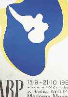 ARP, JEAN (HANS), FARBSERIGRAPHIE, MODERNA MUSEET SCHWEDEN 1962, HANDSIGN., CA. 73 X 50CM