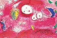 CHAGALL, MARC, VIER FARBOFFSETS, JE CA. 47 X 31 CM