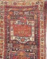 Kazak, Russland, 371 x 115cm, , EHZ 4 Wolle auf Wolle, um 1920