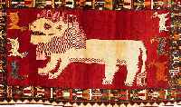 Ghaschgai,Persien ca 192 x 110 cm. .Ehz 2. ca 40 Jahre.Wolle/Wolle.