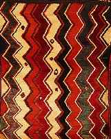 Gabbeh,Persien ca 180 x 115 cm. Wolle auf Wolle.ca 30 Jahre.