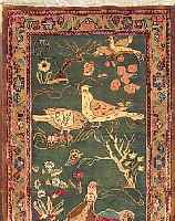 Hosseinabad, Persien ca 304 x 153 cm. Flor Wolle,ca 30 Jahre.