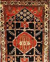 KOMAPENI,PERSIEN CA 216 X 126 CM. FLOR WOLLE.CA 30 JAHRE.