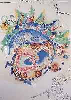 DALI, SALVADOR, 1904-1989, FARBLITHOGRAPHIE AUS DER HAWAII-CALIFORNIA SUITE VON 1973, HANDSIGNIERT, BEZ. E.A., CA. 65 X 50 CM, PP U.GL., R., ...