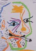 PICASSO, PABLO, LE GOUT DE BONHEUR, FARB- LITHOGRAPHIE, AUFL. 666 EXEMPL., HANDPRESSEN- DRUCK AUF BüTTEN UNTER AUFSICHT PICASSOS, DRUCK DURCH ...