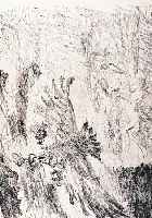 CORINTH, LOVIS, 1858-1925, DIE WASSER STEI- GEN, LITHOGRAPHIE AUF JAPANPAPIER, BLATT 4 DERFOLGE "DIE SüNDFLUTH", RE. U. HANDSIGN., ...