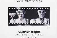 Blum, Günter, Plakat zur Ausst. Galerie Reßmann Mannheim 1979, handsigniert, ca. 42 x 58,5 cm