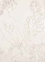 PICASSO, PABLO, RADIERUNG, HANDSIGNIERT, NUM. 18/80, DAT. 34, CA. 27 X 21 CM, PP