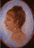 VON LENBACH, FRANZ SERAPH, 1836 SCHROBENHAUSEN-1904 MüNCHEN, PROFILPORTRäT EINER DAME, PASTELL AUF PAPIER, RE. U. SIGNIERT (DURCH RAHMEN ...