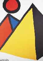 Calder, Alexander, Farblithographie, im Stein sign., ca. 74 x 52 cm