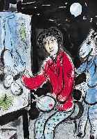 CHAGALL, MARC, FARBLITHOGRAPHIE, ED. CHARLES SORLIER, MOURLOT PARIS, 1979, IM STEINSIGN., CA. 46 X 34 CM