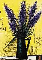 Buffet, Bernard, Les Lilas, Farblithographieim Stein signiert, ca. 45 x 37 cm