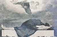 BöCKLIN, ARNOLD, ZWEI RADIERUNGEN NACH GEMäLDEN, GEST. VON WEBER, CA. 23,5 X 29,5 CM BZW. 12 X 22 CM