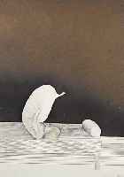 WUNDERLICH, PAUL, RADIERUNG, HANDSIGN. UND NUM. 19/95, CA. 49 X 37,5 CM, LEICHT STOCK- FLECKIG, U.GL., R.