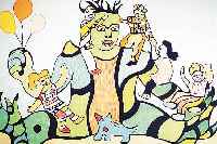 ST. PHALLE, NIKI DE, FARBLITHOGRAPHIE, HANDSIGNIERT UND BEZ. HC, CA. 65,5 X 56 CM