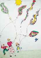 St. Phalle, Niki de, Farblithographie, handsigniert und num. 189/250, ca. 65,5 x 56cm