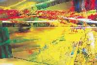 Richter, Gerhard, Farboffset nach einem Originalgemälde, handsigniert und datiert 1986, ca. 60 x 40 cm, u. ...