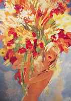 Plakat, Monte Carlo, 60er Jahre, Farblithographie, Entwurf Domergue, im Druck sign., l. bräunt u. stockfleckig, l. knitter- faltig, 85 ...