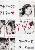 PAIK, NAIM JUNE, ZWEI MULTIPLES, HANDSIGNIERT, 15 X 10,5 CM