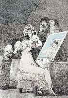 Dali, Salvador, Farbradierung über Heliogravure, Blatt 55 aus Los Capricos de Goya de Dali, handsign. und gestempelt ...