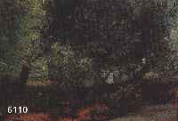 DÜrr, Wilhelm, MÜnchen 1857 - 1900, Kgl. Akademieprofessor, feine impressionisti- sche Naturskizze in chargierenden GrÜn- und BrauntÖnen, ...