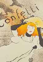 Toulouse, Lautrec, Henri de, 4 Farblithos aus A. Sauret und Mourlot, je ca. 34 x 24 cm