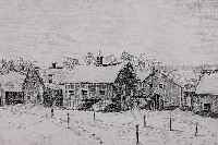 Goldberger, Winter im Waldviertel, Radierungre. u. handsign. und dat. 85, num. I/XX/7, ca.14,5 x 19,5 cm, PP, u.Gl., R.
