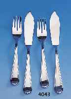 Fischbesteck für 14 Personen, 800er Silber, BSF, best. aus: 14 Fischmesser und 14 Fischgabeln, zus. ca. 1470 g, passend zu Kat.-Nr. ...