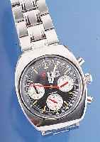 ROAMER Herrenarmbanduhr Stingray-Chrono, Ref.-Nr. 726,9120,602, Schweiz um 1968, Edel- stahl Stiftgeh., Traditionsausführung, get. ...