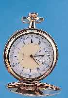 ELGIN Herrentaschenuhr Savonette, Ref.-Nr. 8172894, USA um 1913, zweifarb. aufwend. Emailbl. m. Goldpique-Arbeit, Zeiger ersetzt, bei- de ...