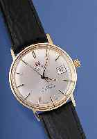 TISSOT Herrenarmbanduhr Modell Seastar Seven, Ref.-Nr. R43/44547-24, Schweiz um 1966, GG 750/000, Einschalenausf., Automatik m. Zen-tralsek. u. ...