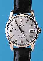 OMEGA Herrenarmbanduhr Modell Seamaster/Calen-dare, Ref.-Nr. 2849/13C, Schweiz um 1960, Edelstahlgeh. m. RG-Haube, Boden gedr., bei Fertigst. ...