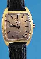 ZENITH Herrenarmbanduhr Modell Respiratur, Schweiz um 1969, Metallstülpgeh. m. GG-AuflageEdelst.-Boden gegen Oberteil 4fach verschr., ...