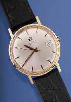 TISSOT Herrenarmbanduhr Modell Visodate, Ref.-Nr. R41-42025-18, Schweiz um 1968, GG 750/000-Einschalengeh., Zentralsek., Datum, 17St., ...
