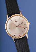 MARVIN Herrenarmbanduhr, Ref.-Nr. 0281123, Schweiz um 1965, Rose-G. 750/000, Boden u. Glasr. gedr., vers. Orig.-Blatt, aufges. RG- ...