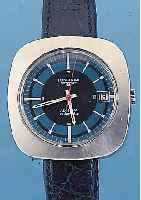 LONGINES HERRENARMBANDUHR MODELL ADMIRAL, REF.-NR. 8581-1, SCHWEIZ UM 1972, EDELSTAHL, EINSCHALENAUSF., GETEILTE AUFZUGSWELLE, BEI FERTIGST. ...