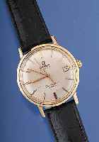 OMEGA Herrenarmbanduhr Modell Seamaster De Ville, Ref.-Nr. 166020SC, Schweiz um 1964, GG 750/000, Einschalengeh., get. A-Welle, bei Fertigst. ...