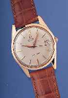 OMEGA Herrenarmbanduhr Modell Seamaster, Ref.-Nr. 14701SC/61, Schweiz um 1961, RG 750/ 000, vers. Blatt l. fleck., Zentralsek., DatumWerk ...