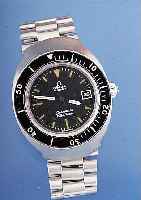 OMEGA Taucherarmbanduhr Modell Seamaster Auto-matik, Ref.-Nr. 166,091, Schweiz um 1978, Edelst.-Massivgeh., Boden u. Krone verschr., bei ...