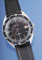 OMEGA Herrenarmbanduhr Modell Seamaster Cosmic Ref.-Nr. 166,00027, Schweiz um 1964, Edel- st., Taucheruhrdesign, Boden geschr., Lünette beids. ...