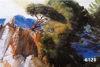 Diaz, Gerard, geb. 1938, Eden Rock, Farb- kreide/Papier, sign. und dat. 1983, betitelt, ca. 57 x 68 cm, PP