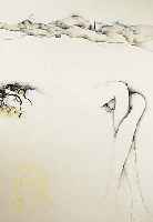 BRUNI, BRUNO, FARBLITHOGRAPHIE, HANDSIGNIERTUND NUM. 14/100, CA. 70 X 50 CM