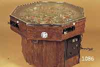 MIDWAY'S ROTATION VIII, USA, BAUJAHR 1978, HOLZKORPUS, SPIELFLäCHE BUNT BEMALT, VERCHROM-TE MONTUREN, ES WURDEN NUR 10 EXEMPLARE GEFER-TIGT, ...