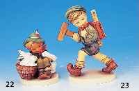 Hummelfigur, Fa. Goebel, Erstausgabe 1993, Steingut, Schulausreißer, No. 410 I, H. 15cm, restauriert