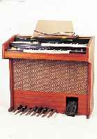 Elektrische Orgel, Bontempi, electronic Organ, Nußbaumfurnier, 90 x 97 x 49 cm, Funk- tion nicht geprüft