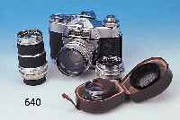 VOIGTLäNDER BESSAMATIC, BJ., 1963 MIT SEPTON50MM 1:2, SKOPAR 35MM 1:3.4, SUPER-DYNAREX 135MM 1:4, ZWEI NAHLINSEN UND EIN KONVERSIONS-FILTER, ...